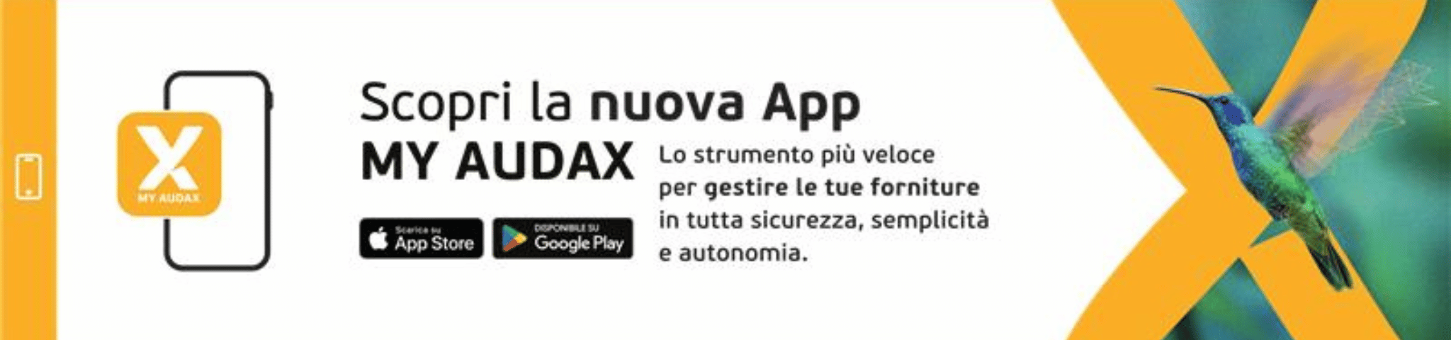 Scopri la nuova app MY AUDAX